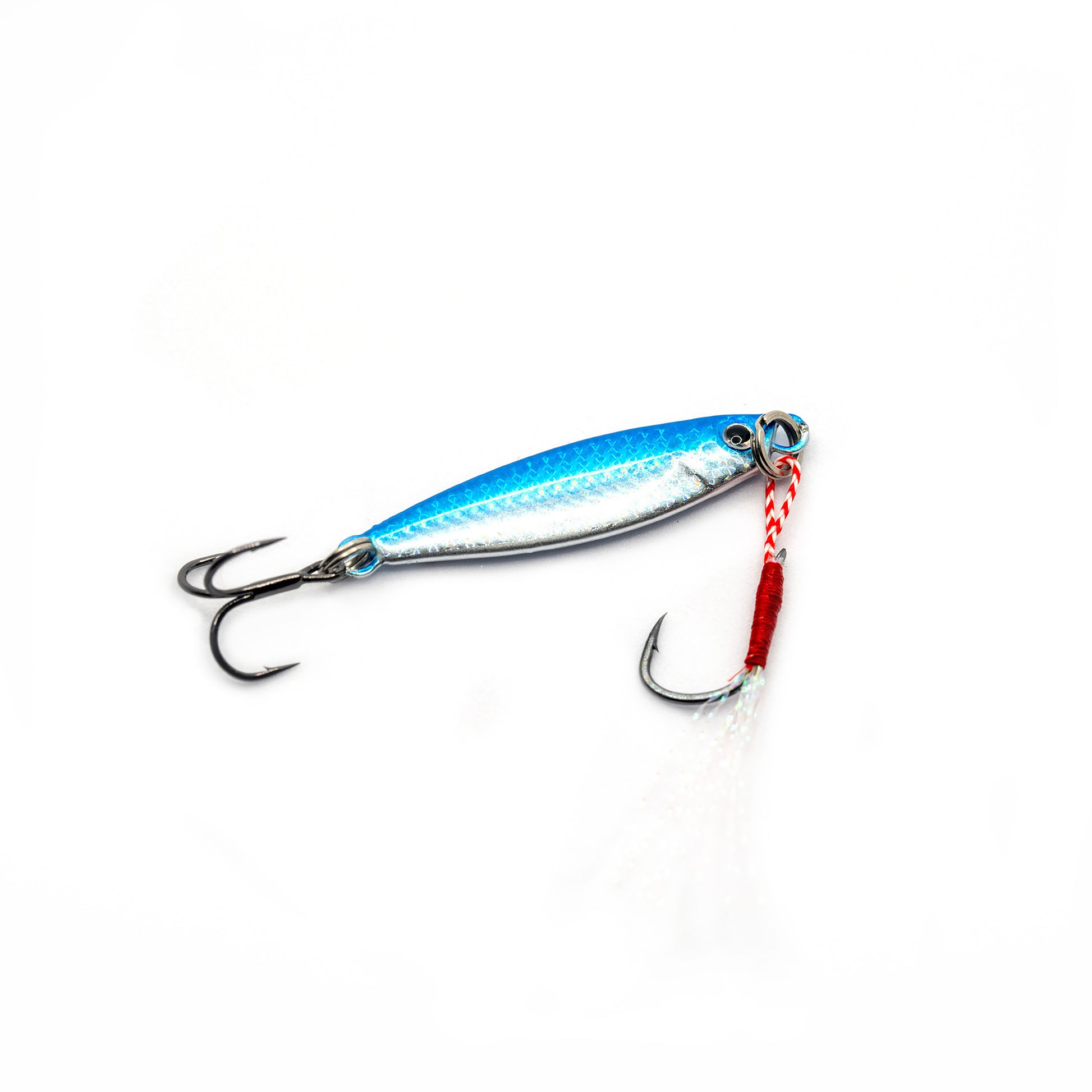 Blue/Silver 7g Micro Jig - Bouncing Jigs